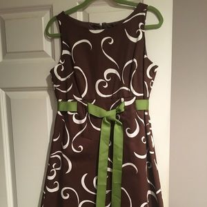 Lot of 2 NWT/NWOT brown sleeveless dresses Size 10